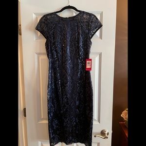 VINCE CAMUTO NAVY DRESS SIZE 6